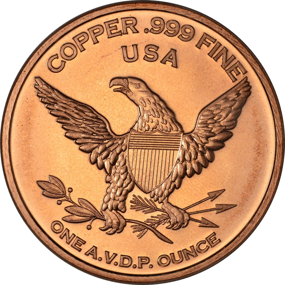 1 oz Copper Round - Patriot