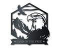 Bald Eagle Metal Sign - Indoor/Outdoor - Up to 46"