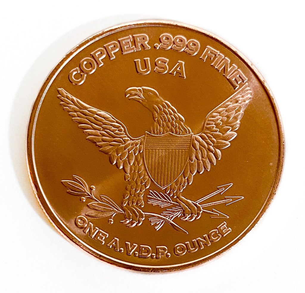 1 oz Copper Round - Vietnam Veterans