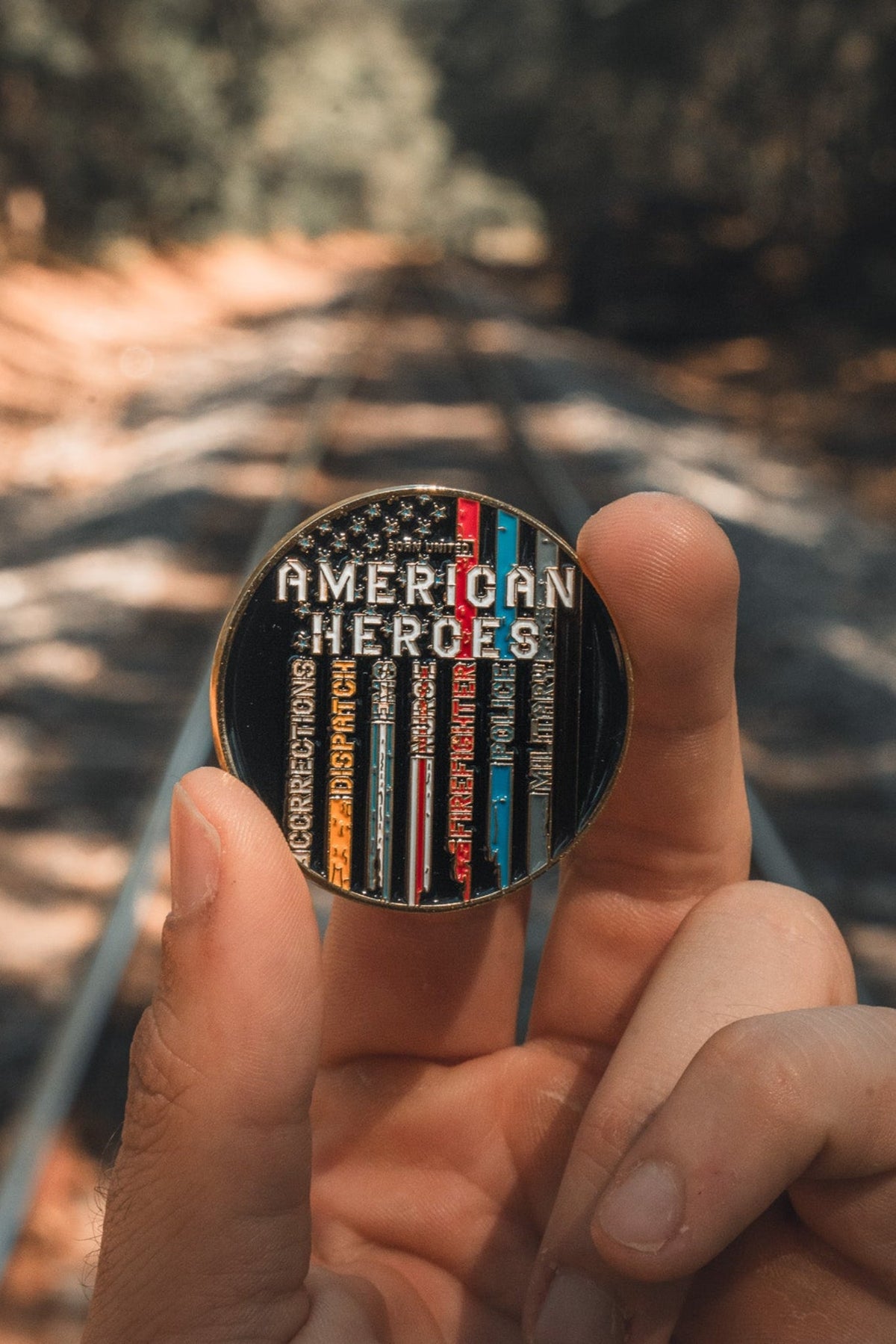 American Heroes Challenge Coin