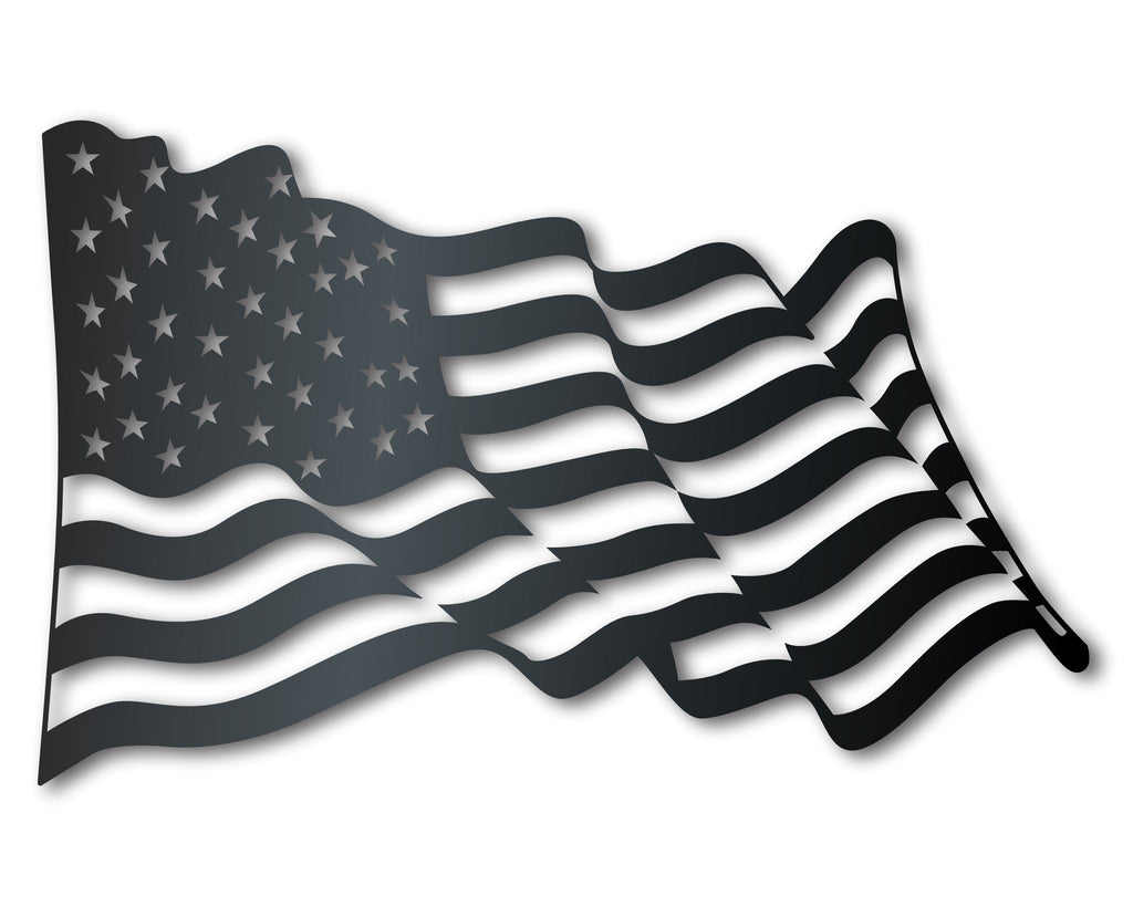 Metal American Flag | Indoor Outdoor | Up to 46" |